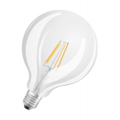 Лампа светодиодная филаментная Retrofit Deco 4Вт (замена 40Вт) прозр. 2700К тепл. бел. E27 470лм угол пучка 300град. 220-240В OSRAM 4052899972384