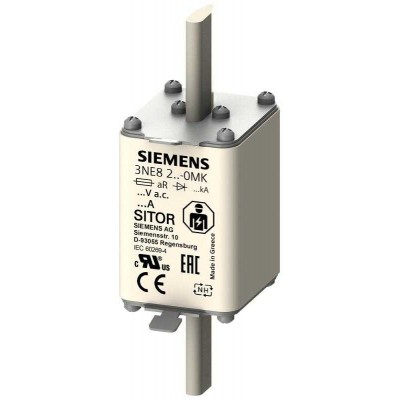 Предохранитель SITOR для п/п защиты 200А AR 690В AC/440В DC Siemens 3NE82250MK