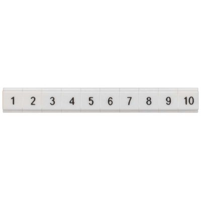 Табличка плоская длинная 41 - 50 ZBF5 Siemens 8WH81212AB45
