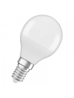 Лампа светодиодная LED Star 5.5Вт P матовая 4000К нейтр. бел. E14 470лм 220-240В угол пучка 200град. (замена 40Вт) OSRAM 4058075430815
