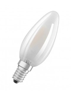 Лампа светодиодная филаментная Retrofit B 2.8Вт (замена 25Вт) матов. 2700К тепл. бел. E14 250лм угол пучка 300град. 220-240В диммир. OSRAM 4058075437005