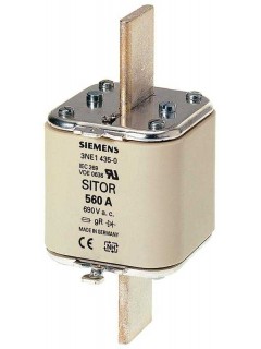 Вставка плавкая SITOR категория GR DIN 43620 560А AC 690В (типоразмер 3) Siemens 3NE14350