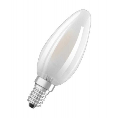 Лампа светодиодная филаментная Retrofit B 4Вт (замена 40Вт) матов. 2700К тепл. бел. E14 470лм угол пучка 300град. 220-240В OSRAM 4058075436503