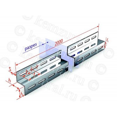 Профиль L2500 3мм К239 У2 окрашен. КЭМЗ 465 604048 13