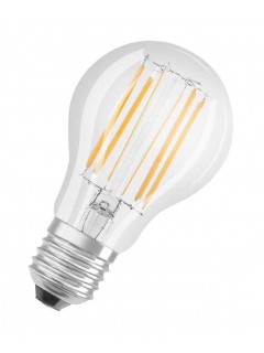 Лампа светодиодная филаментная Retrofit 9Вт A прозрачная 4000К нейтр. бел. E27 1055лм 220-240В угол пучка 320град. диммир. (замена 75Вт) OSRAM 4058075434967
