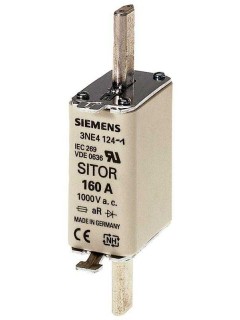 Вставка плавкая SITOR 100А AC 1000В (DIN 43620 типоразмер 0) Siemens 3NE4121