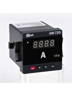 Амперметр цифровой АМ-96D 3ф вх. 5А вых. DO+RS-485 96х96мм LED-дисплей DEKraft 50335DEK