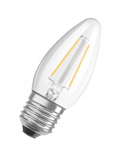 Лампа светодиодная Retrofit B 5Вт (замена 40Вт) прозр. 2700К тепл. бел. E27 470лм угол пучка 300град. 220-240В диммир. OSRAM 4058075446878