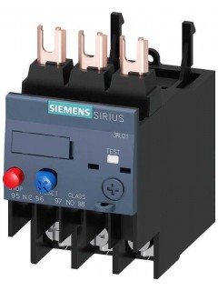 Реле перегрузки 4.5...6.3А для защиты электродвигателя типоразмер S0 класс 10 главная цепь: подключ. кабелей с кольц. кабельн. наконечн. вспом. цепь: подключ. кабелей с кольц. кабельн. наконечн. сброс: ручной-авто Siemens 3RU21261GJ0