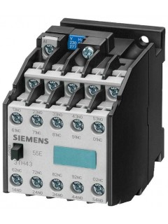 Реле вспомогательное 100e en 50 011 10НO винтовые клеммы управление переменным током AC 50/60Гц 220В Siemens 3TH43100AN2