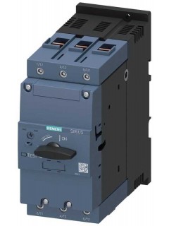 Выключатель автоматический типоразмер S3 для защиты установки без защиты от выпадения фазы расцепитель тока с обратнозависимой выдержкой времени 65-84А N-расцепитель 1170А винтовой зажим Siemens 3RV20414RA100DA0