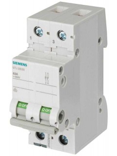 Выключатель нагрузки 125А 2-пол. Siemens 5TL12920