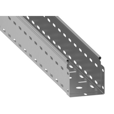 Лоток перфорированный 300х100 L=3м S=0.8мм нерж. ASD-electric STP.3010.3008.INOX