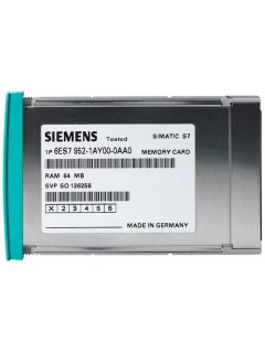 Карта памяти SIMATIC S7 для S7-400 длинное исполнение RAM 1Мбайт Siemens 6ES79521AK000AA0