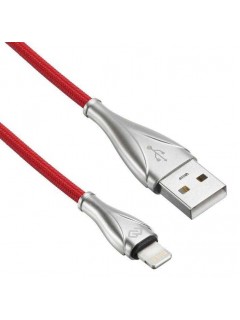 Кабель USB A(m) Lightning (m) 1.2м красн. Digma 1080244