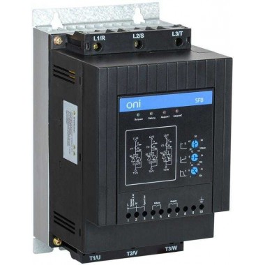 Устройства плавного пуска УПП SFB 3Ф 380В 22кВт 45A Uупр 24В Modbus ONI SFB-33-22-E-10