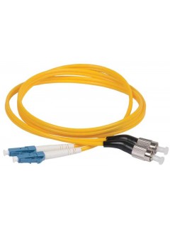 Патч-корд оптический коммутационный переходной для одномодового кабеля (SM); 9/125 (OS2); FC/UPC-LC/UPC (Duplex) (дл.5м) ITK FPC09-FCU-LCU-C2L-5M