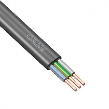 Кабель ВВГ-Пнг(А)-LS 3х2.5 (N PE) 0.66кВ (м) Конкорд 206