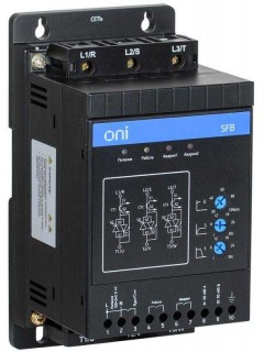 Устройства плавного пуска УПП SFB 3Ф 380В 5.5кВт 11A Uупр 24В Modbus ONI SFB-33-D55-E-10