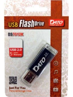 Флеш-диск Dato 64Гбайт DS7012 DS7012K-64G USB2.0 черн. DATO 1112120