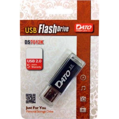 Флеш-диск Dato 64Гбайт DS7012 DS7012K-64G USB2.0 черн. DATO 1112120