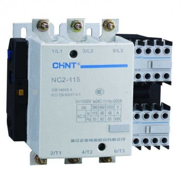 Контактор реверсивный NC2-115NS 115А кат. 220-240В AC AC-3 (R) CHINT 235661