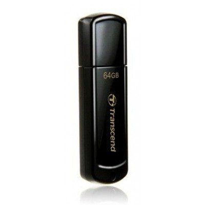 Флеш-диск 64Гбайт Jetflash 350 TS64GJF350 USB2.0 черн. Transcend 662849