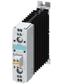 Контактор полупроводниковый 1-фазный 3RF2 51/30АAC/40град.C 48–460 В/110В DC устойчивость к коротким замыканиям до 25A с B-автоматом пружинные клеммы Siemens 3RF23302DA64