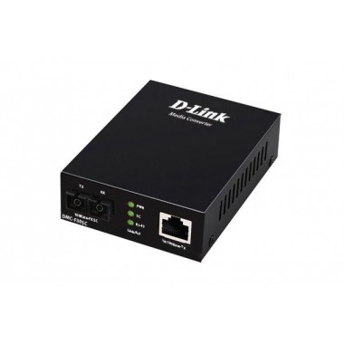 Медиаконвертер DMC-F30SC/B1A (1 порт 10/100Base-TX +1 порт 100Base-FX; разъем SC для одномод. оптич. кабеля (до 30км) D-Link 1852329
