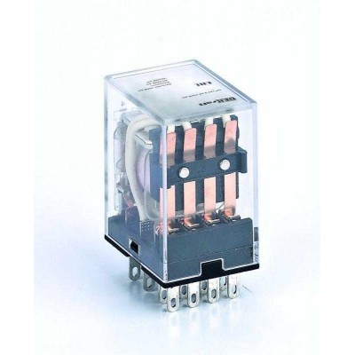 Реле промежуточное ПР-102 5А 127В AC 4 конт. с LED-индикацией DEKraft 23899DEK