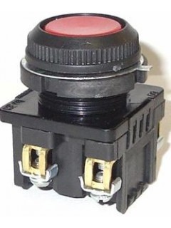 Выключатель кнопочный КЕ-181 У2 исп.3 2р цилиндр IP54 10А 660В красн. Электротехник ET529369