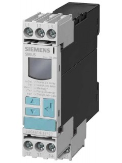 Реле контроля несимметрии 0-20% сбой фазы отключения по умолчанию 3X 160 до 690В AC 50 до 60Гц 320В гистерезис по умолчанию 5% задержка вкл/выкл. по умолчанию 0.1s 2 перекидных контакта винт. клеммы Siemens 3UG46141BR280AA3