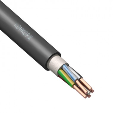 Кабель ПвПГнг(А)-HF 5х1.5 (N PE) 0.66кВ (м) Конкорд 4632