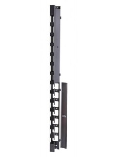 Организатор вертикальный с крышкой 22U S3000 для шкафов Ш=800мм (уп.2шт) Eurolan 60A-18-22-01-31BL