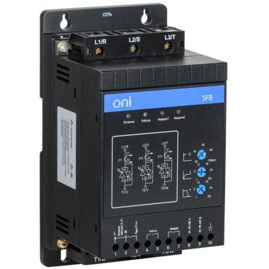 Устройства плавного пуска УПП SFB 3Ф 380В 1.5кВт 3A Uупр 110-220В Modbus с выкл. ONI SFB-33-D15-A-11