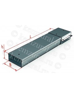 Короб прямой СПц 100х50х3000 У1 (S=1.0мм) КЭМЗ 308 100533 52