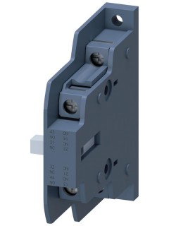 Выключатель вспомогательный 1 боковой 1 замыкающий контакт 1 размыкающий контакт винтовой зажим для контакторов 3RT148 Siemens 3RH19811DA11