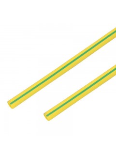 Трубка термоусадочная 25/12.5мм желт./зел. 1м (уп.10шт) PROCONNECT 55-2507