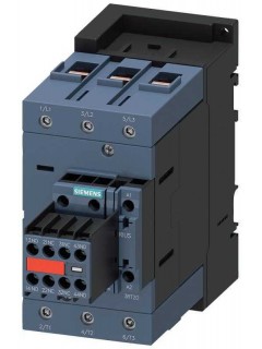 Контактор 3п (3НО) 80А кат. 230В AC 2НО+2НЗ 37кВт AC-3 400В типоразмер S3 со встроен. варистором винтов. зажим выкл. вспомогат. цепей неразъемн. Siemens 3RT20451CL243MA0