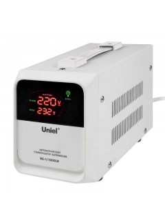 Стабилизатор напряжения RS-1/1000LR для холодильников 1ф релейный напольный 1000В.А Uniel UL-00003601