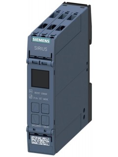 Реле контроля температуры с дисплеем и IO-Link для термочувствительных элементов резистора и термоэлементов 24В DC ширина 225мм 2 перекл. контакта винтовой зажим Siemens 3RS28001BA40