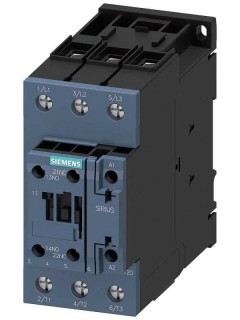 Контактор 3п кат. 110В DC х(0.7-1.25) 1НО+1НЗ 30кВт AC-3 400В типоразмер S2 с варистором винтов. зажимы для применения на ж/д Siemens 3RT20371XF400LA2