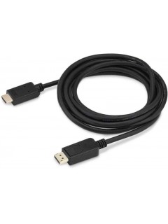 Кабель аудио-видео v. 1.2 DisplayPort (m)/HDMI (m) 3м. позолоч. контакты черн. (BHP DPP_HDMI-3) BURO 1147193