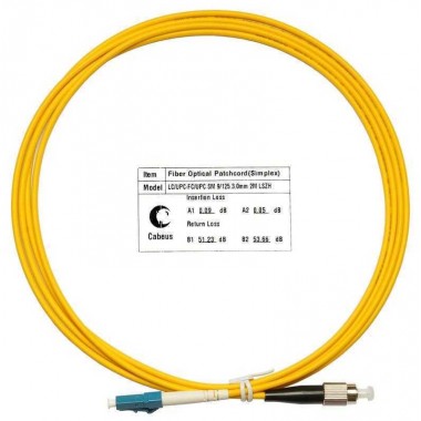 Шнур оптический FOP(s)-9-LC-FC-2m simplex LC-FC 9/125 sm 2м LSZH Cabeus 7512c