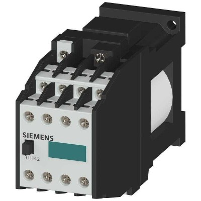 Контактор вспомогательный 8NC DIN EN 50011 8NO винтовые клеммы реж. ток срабатывания DC магнитная система 24В DC рабочий диапазон 0.7...1.25 x US connected до варистор Siemens 3TH42800LB4
