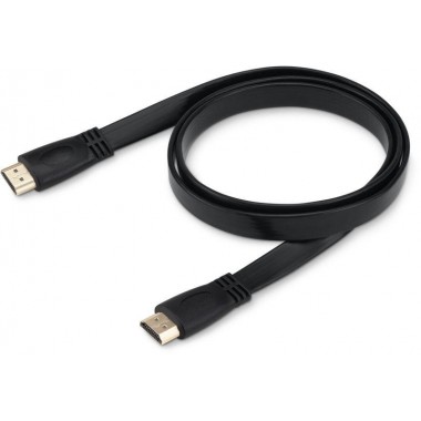 Кабель аудио-видео HDMI 1.4 Flat HDMI (m)/HDMI (m) 1м. черн. (BHP HDMI 1) BURO 395379