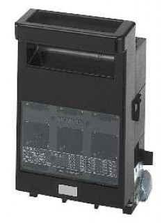 Разъединитель-предохранитель i=160А u=690В 3п доп. переключатель 1НO+1НЗ с адаптером для 40мм сист. для подвода кабеля снизу для предохранителей размера NH00 Siemens 3NP50651CF10