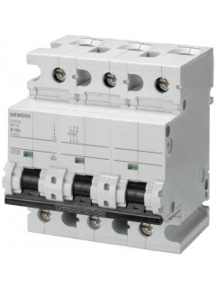 Выключатель автоматический модульный 3п C 125А 10кА 400В AC 15мод. 70мм Siemens 5SP43927
