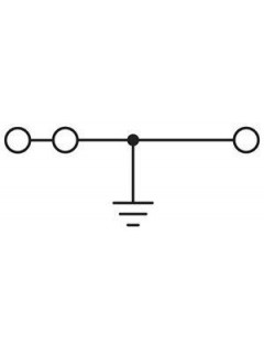 Клемма заземления STS 2.5-TWIN-PE Phoenix Contact 3031733