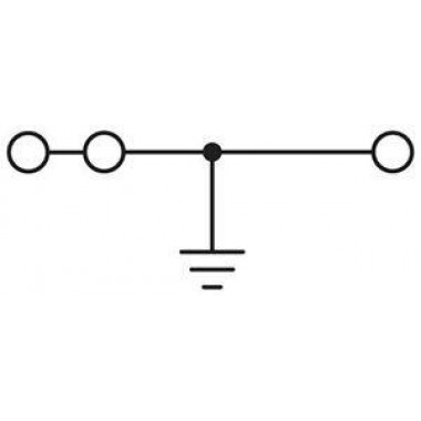 Клемма заземления STS 2.5-TWIN-PE Phoenix Contact 3031733